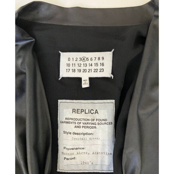 Maison Martin Margiela Sleeveless Midi Dress Black Size 46 - Picture 4 of 5